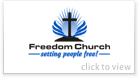 Cross, wings and sunrise church logo
